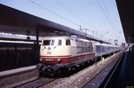 103 188 mit IR 2076 (Göttingen - Flensburg) bei der Einfahrt im Bf.