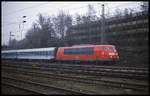 103233 mit dezenter Roco Werbung fährt hier am 18.02.2001 um 11.23 Uhr mit einem Interregio in Richtung Mönchengladbach durch Aachen West.