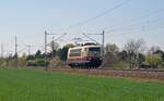 103 245 führte am 21.04.20 eine Probefahrt vom DB Werk Dessau aus nach Wittenberg.