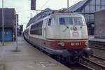 12.2.1994 - Bremen Hbf - DB BR 103 173 IC526  Gorch Fock  Nürnberg-Kiel (Bild vom Dia)