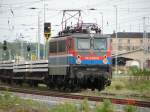PE Cargo 109 028-1 durchfhrt gerade Gstrow.