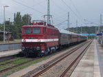 Nach einer einwöchigen Eisenbahntour,mit ihren vereinseignen Sonderzug,durch Schweden kehrte,am 03.Juli 2016,die Rennsteigbahn wieder nach Deutschland zurück.Ab Mukran übernahm die EGP