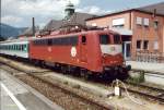 110 179-9 im Banhof Garmisch-Partenkirchen 12-7-2001