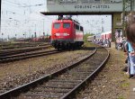 BR110 210-2 bei der Lokparade im DB-Museum Koblenz Ltzel am 21.05.11