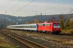 TRI 110 198-9 mit Fu�ballsonderzug in Wuppertal, Dezember 2023.