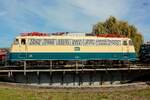DB 110 300-1 auf der Drehscheibe im DB Museum Koblenz, September 2026.
