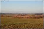 RB 37161 auf dem Weg von Aalen nach Donauwrth, geschoben von 110 484-3, aufgenommen am 07.02.08 bei Westhausen.