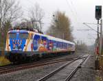 110 321 mit Kika Express durcheilt Bordesholm