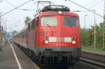110 474-4 ersatzweise mit RE4 von Aachen nach Dortmund am 23.08.2008 in Geilenkirchen 