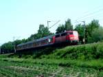 110 396 am 24.05.2009 mit Radlzug von Passau nach Ulm kurz vor Plattling!