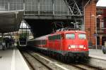 110 491 mit einer RB nach Oldenburg am 31.07.2010 in Bremen HBF.