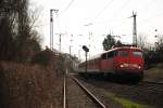 110 435 mit RB48 in Solingen am 12.03.2011