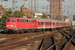 110 463-7 bei der Einfahrt in Kln Hbf am 16.09.2011
