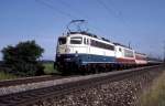 110 336 + 103 131  bei Augsburg - Hochzoll  08.07.89