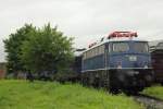DB Museum E10 348 abgestellt in Koblenz-Ltzel am 13.7.2012 