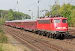 110 441-3 mit dem AZ13409 Venlo-Basel-Livorno in Kln West am 03.05.2013