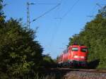 110 418-1 fhrt mit RB 37163 von Aalen wieder zurck nach Donauwrth.