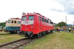 DB Museum 110 152-6 und 110 300-0 am 16.06.18 beim Sommerfest in Koblenz