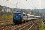 110 469-4 TRI mit NX-Ersatzzug als RB48 in Wuppertal Steinbeck, am 09.04.2019.