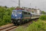 110 469 TRI mit NX-Ersatzzug RB48 in Wuppertal Barmen, am 12.06.2018.