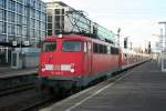 110 483-5 am 30.3.2008 im Stuttgarter Hbf.