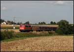 110 484-3 zog am 25.07.2008 eine RB von Donauwrth nach Aalen.