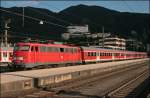 110 322 hat einen der Abendlichen RE´s nach Kufstein gebracht und verbringt die Nacht in Kufstein.