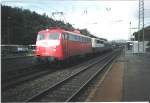 110 489-2 mit 140 XXX-X im Schlepp und der RB Gttingen - Bebra.