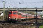 110 443 mit RE von Mnchen nach Regensburg in Obertraubling.