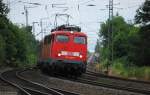 Grauer Betriebsalltag auf der Main-Weser-Bahn.