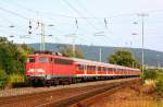 110 444 mit ihrer RB beim Haltepunkt Heidelberg Pfaffengrund/Wieblingen.