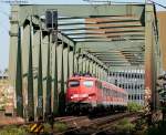 110 487-6 mit der RB 14816 (Bremen Hbf-Oldenburg(Oldb)) in Bremen Neustadt 20.8.09