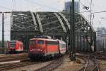 115 346 und 115 383 mit IC2862 am 06.06.10 in Kln.