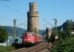 110 300-1 mit dem RE 12100 (Frankfurt(Main)Hbf-Koblenz Hbf) in Oberwesel 20.7.10