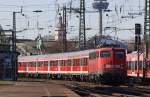 110 435-5 mit RB11119 (+20) nach Kln Hbf in Kln-Deutz, 7.3.11