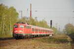 110 494-2 mit einer RB35 in Dinslaken am 08.04.2011 