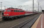 110 452-0 bernimmt nun bis Kln den WDR 4 Schlagerexpress, den 218 387-9 & 218 105-5 aus Brilon Wald nach Dortmund gebracht haben, aufgenommen in Dortmund Hbf am 19.06.2011