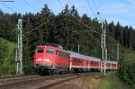 110 401-7 mit dem Lr 70453 (Ludwigshafen Hbf (tief)-Singen (Htw) bei St.Georgen 6.8.11