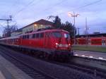 110 468 konnte am 12.12.2011 in Lehrte abgelichtet werden. Dabei sollte am 11.12.2011 schluss mit der 110 in Niedersachen sein.