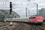 DB 110 427-2 am IC133 nach Luxemburg in Kln Hbf am 18.2.2012 