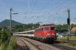 115 459-0 mit IC 282 Zrich HB - Stuttgart Hbf an der sdlichen Einfahrt von Engen.