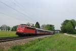 110 491 mit dem 13992  Bahntouristik Express  bei bersee, aufgenommen am 17.