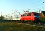 110 331 mit IR 2089 (Flensburg–Hannover) am 26.04.1997 in Hamburg-Harburg