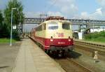 110 488 mit RE 3315 (Bremen–Hamburg) am 04.06.1998 in Buchholz (Nordheide)