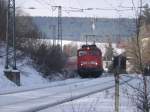 Am 7.1.06 fuhr BR 110 506-3 mit ihrem RE nach Konstanz hier ist sie gerade kurz vor St.Georgen/Schwarzwald (Sommerau)B31.Seit 10.12.06 fahren leider keine 110ern mehr auf der Schwarzwaldbahn (KB720).