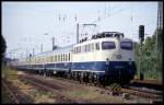 Rinkerode am 9.7.1993 um 17.06 Uhr: 110442 mit D 1732 nach Köln