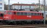 BTEX 110 491-8 (91 80 6110 491-8 D-BTEX) heute abgestellt am Bf. Berlin-Lichtenberg, 29.01.18