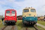 DB Museum 110 152-6 und 110 300-0 am 16.06.18 beim Sommerfest in Koblenz