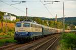 110 383-7 CBB mit Sonderzug in Wuppertal Steinbeck, am 15.06.2019.