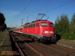 110 362 - 1  aufgenommen am 21.09.2007 in Oberhausen-Sterkrade Bf -   RB 20522 nach Emmerich